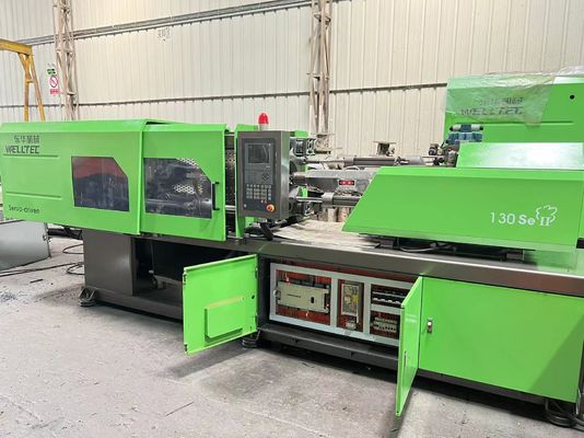 Máquina plástica usada mesa Welltec 130 Ton High Precision del moldeo por inyección